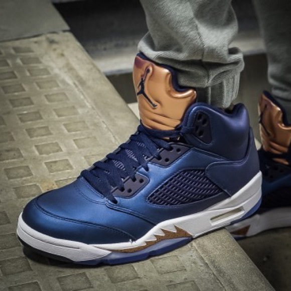 air jordan retro 5 bronze mens